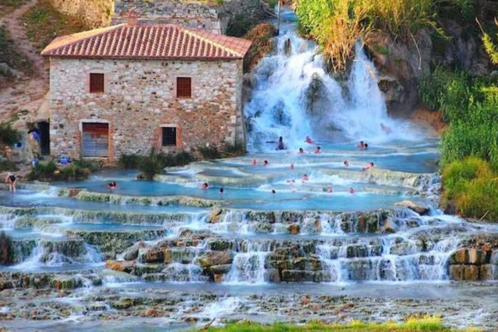 38-Volpini House In Amiata - Val D'Orcia, Saturnia, Feste&Sagre Кастель-дель-П'яно Екстер'єр фото