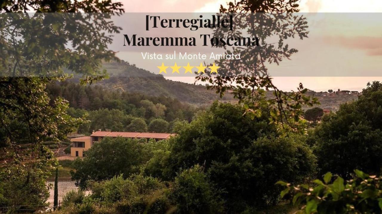 38-Volpini House In Amiata - Val D'Orcia, Saturnia, Feste&Sagre Кастель-дель-П'яно Екстер'єр фото